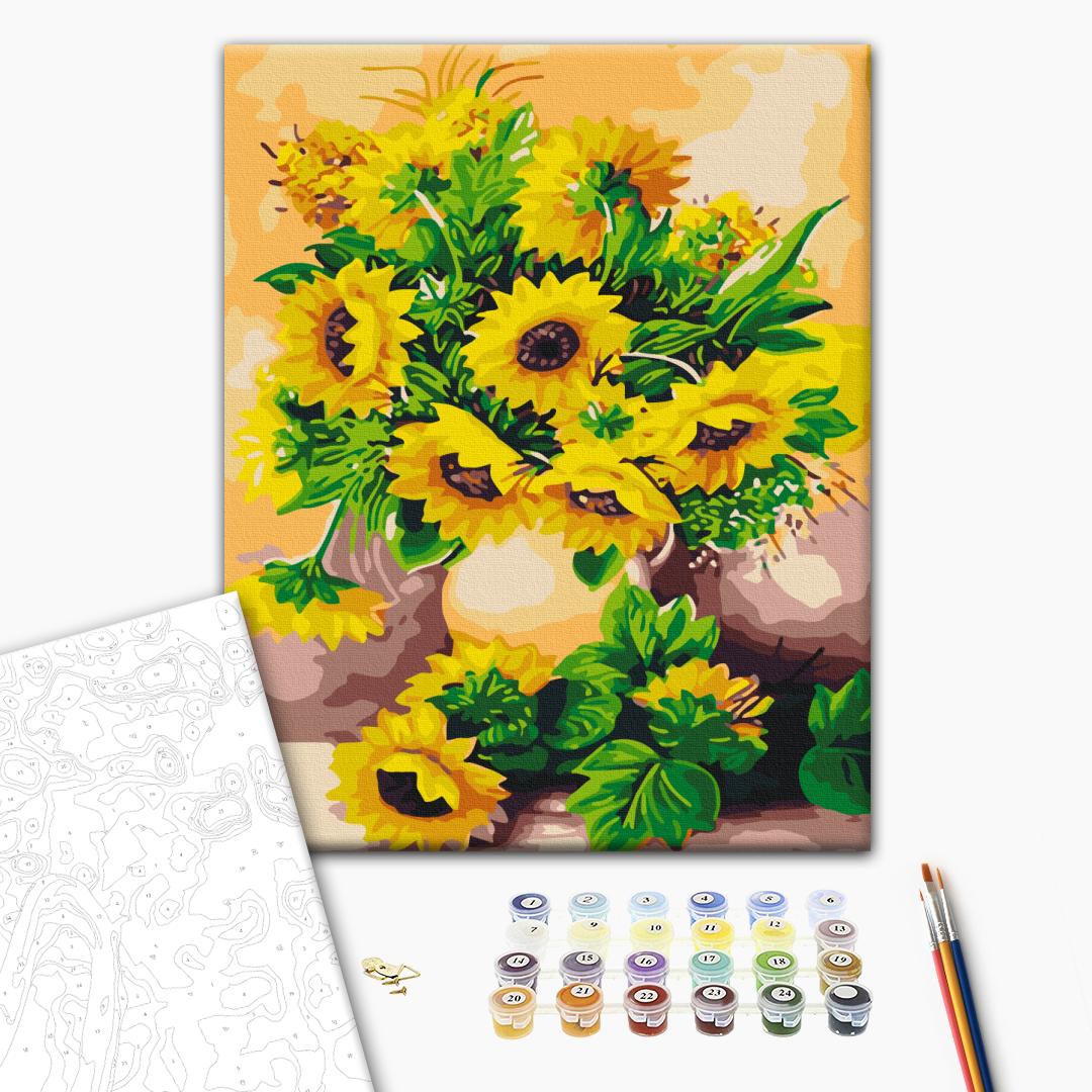 Painting by numbers Bouquet of sunflowers (RBS66137)