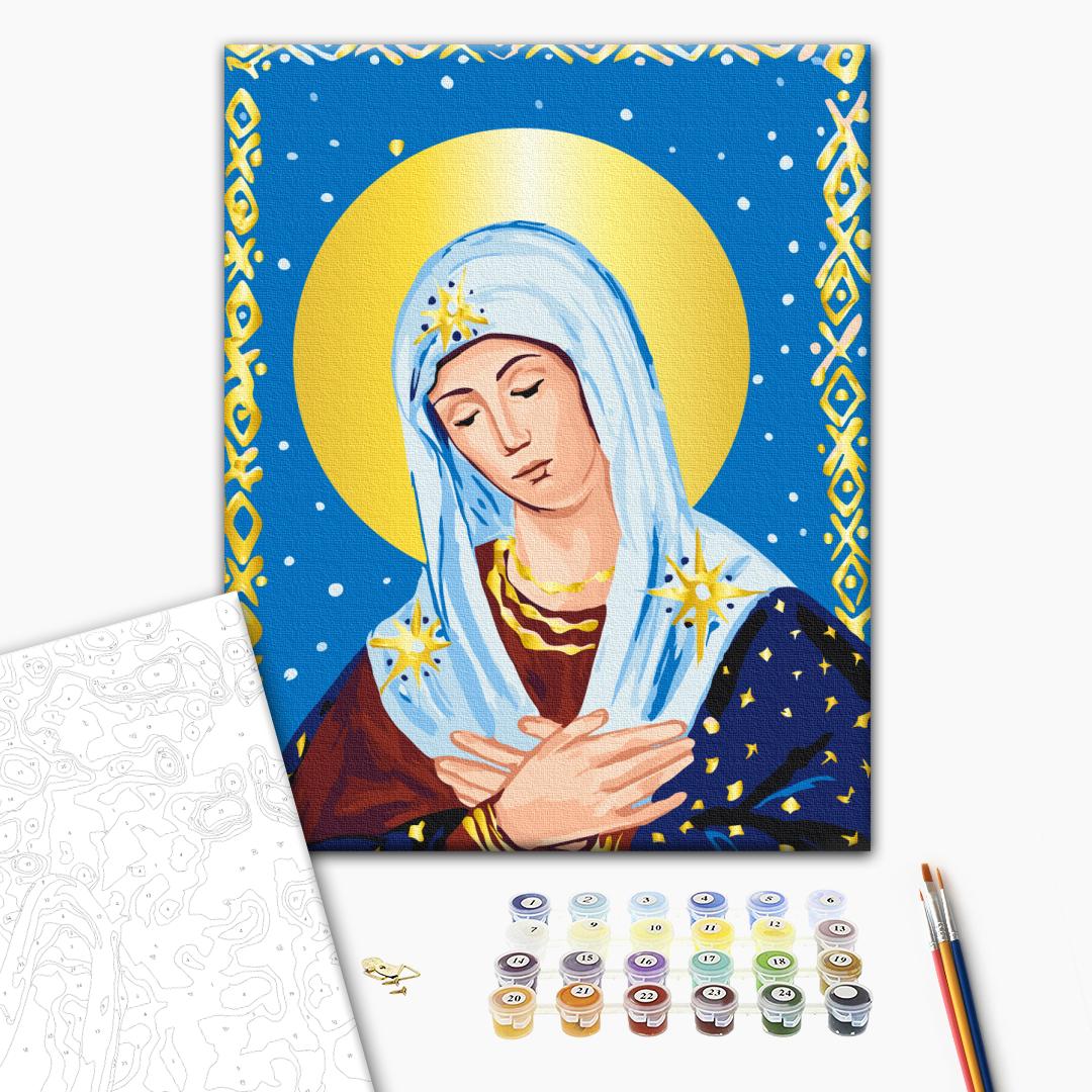 Painting by numbers Prayer of the heart © Karina Zimina (RBS53970)