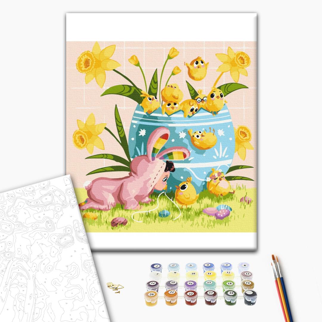 Painting by numbers Easter hunt © artdi.ua (SBS021)