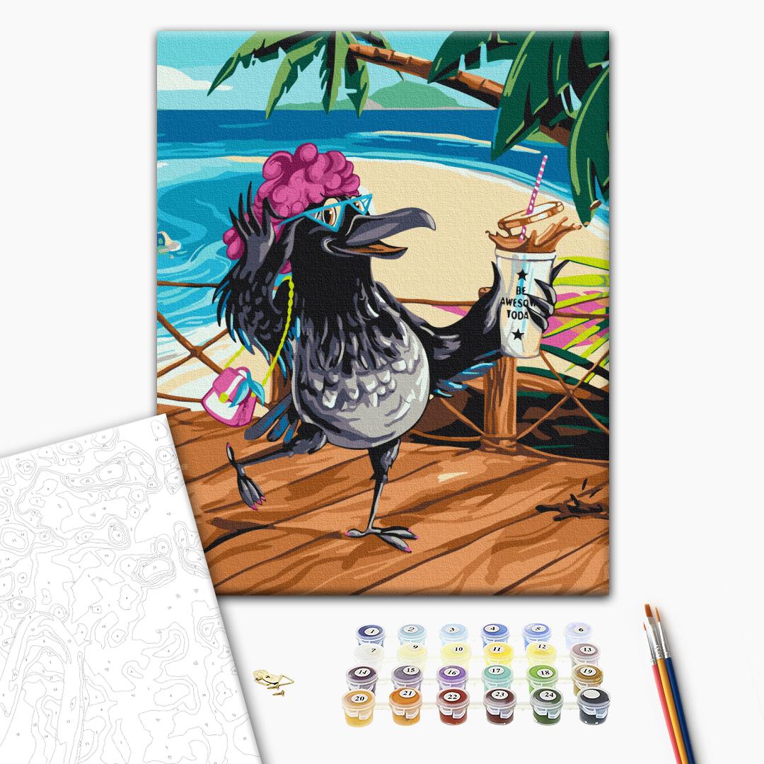 Painting by numbers Be awesome today © artdi.ua (SBS025)