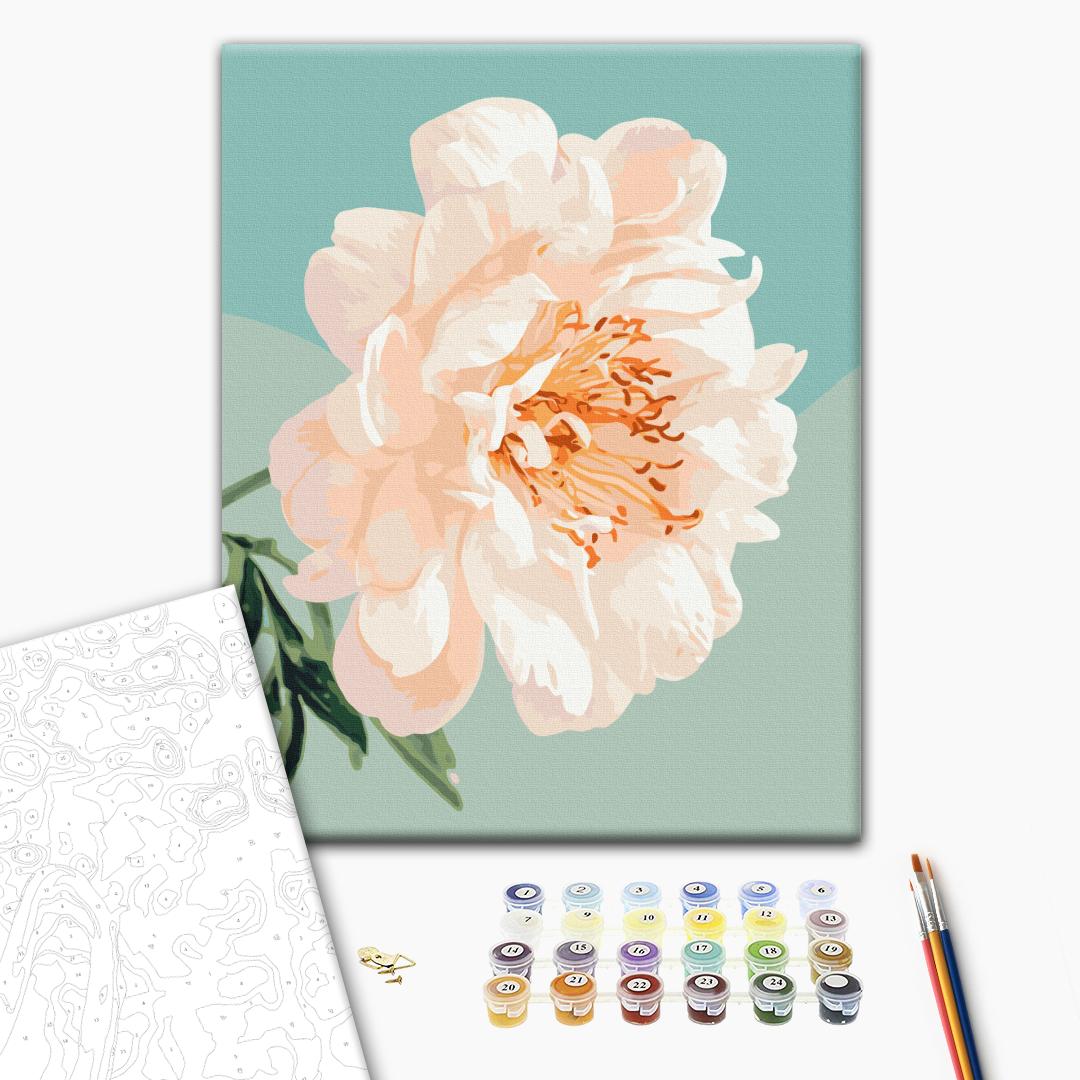 Painting by numbers Grace of peonies © Halyna Vitiuk (BS53996)