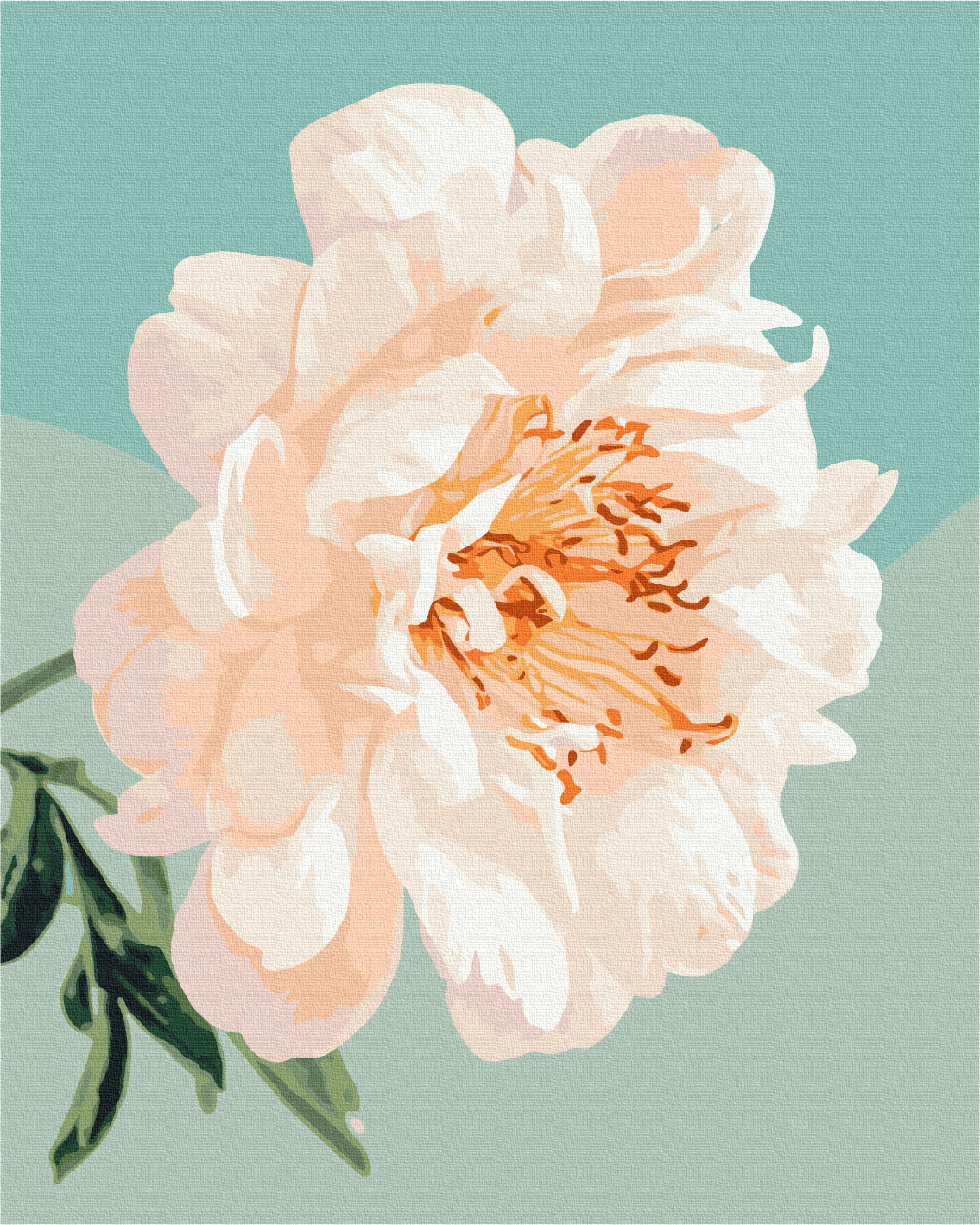 Painting by numbers Grace of peonies © Halyna Vitiuk (BS53996)