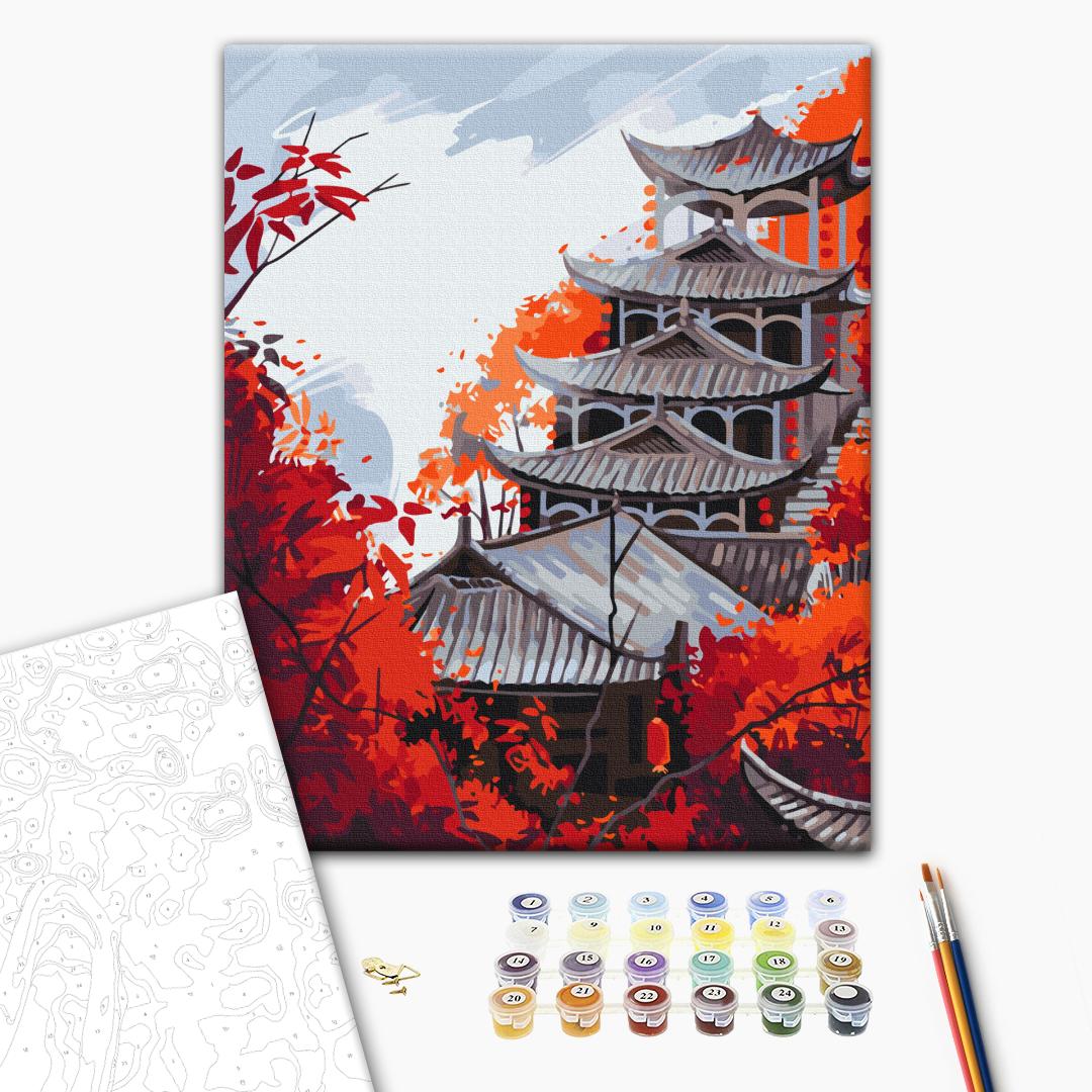 Painting by numbers Temple © Hanna Rolinska (BS54002)
