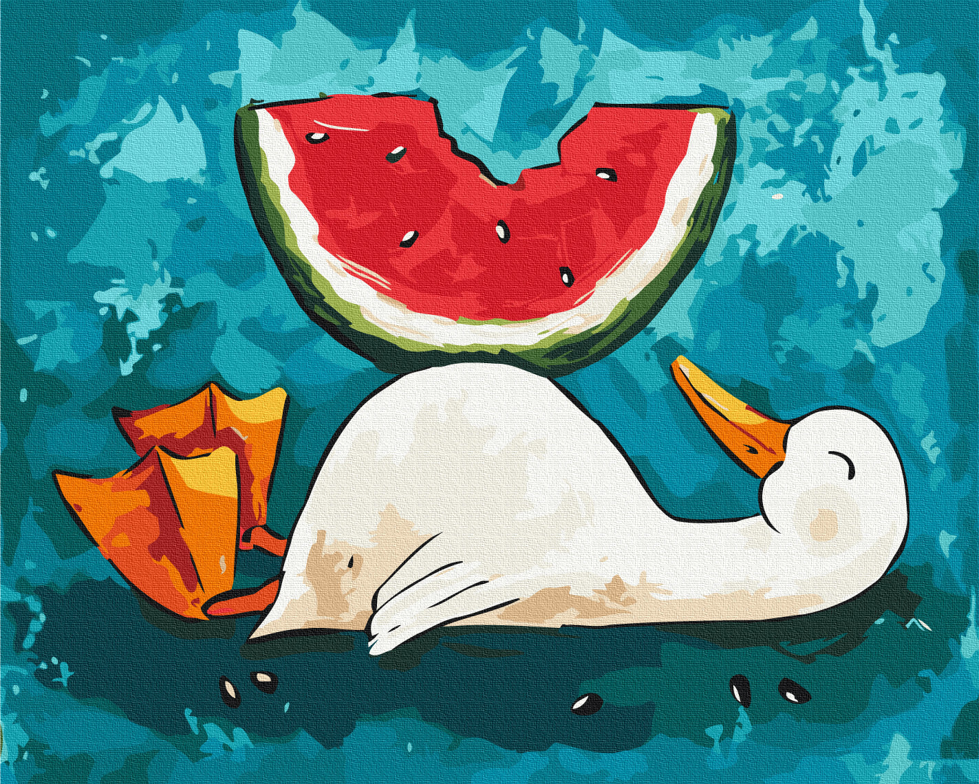 Painting by numbers Watermelon Paradise © ANNART (BS54026)