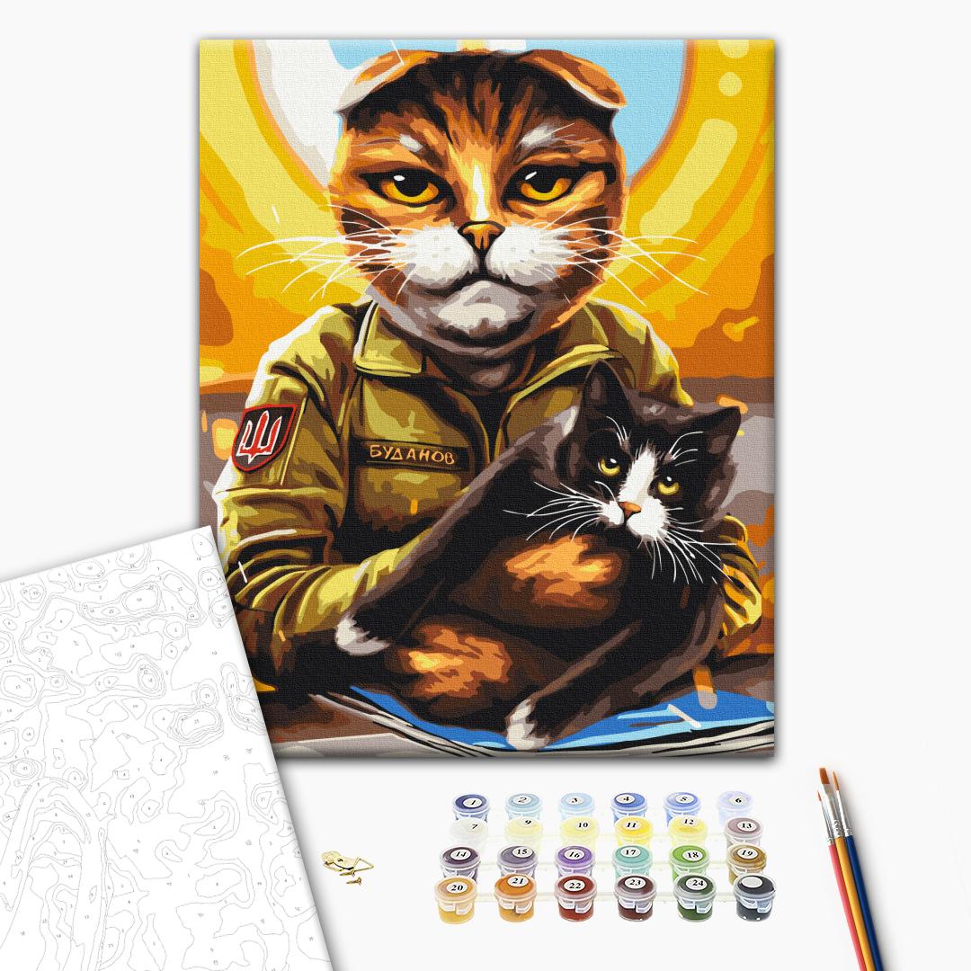 Painting by numbers A warlord cat © Marianna Pashchuk (BS54082)