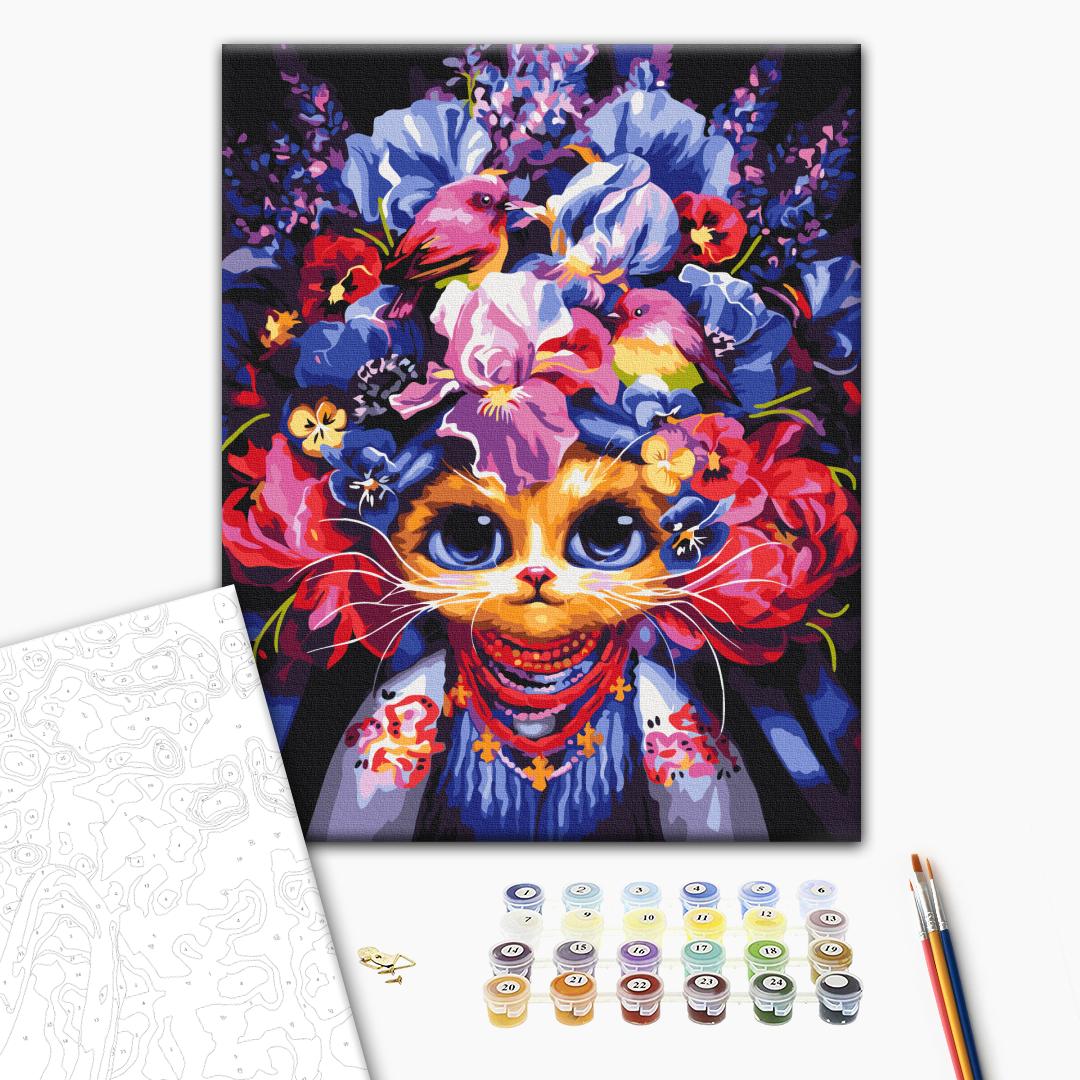 Painting by numbers Elderly cat © Marianna Pashchuk (BS54081)