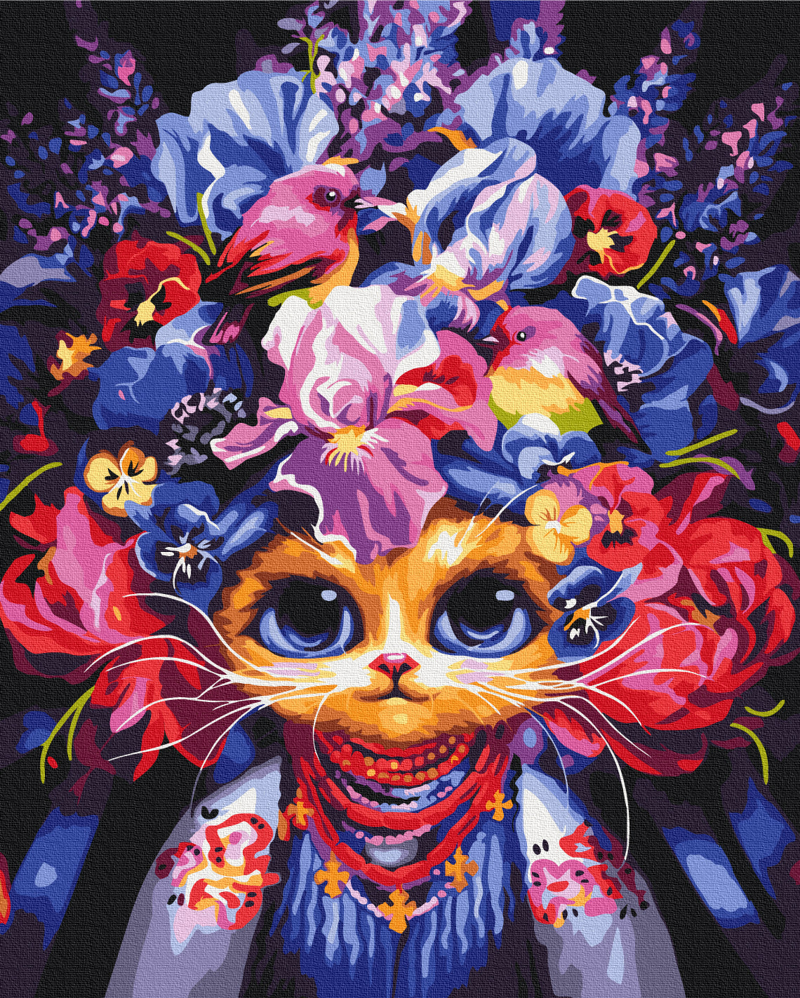 Painting by numbers Elderly cat © Marianna Pashchuk (BS54081)