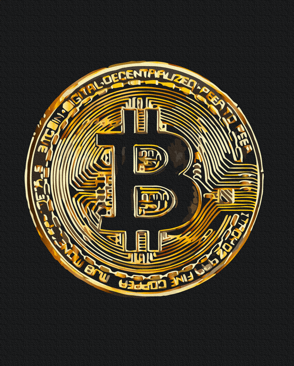 Painting by numbers Bitcoin (BS53975)