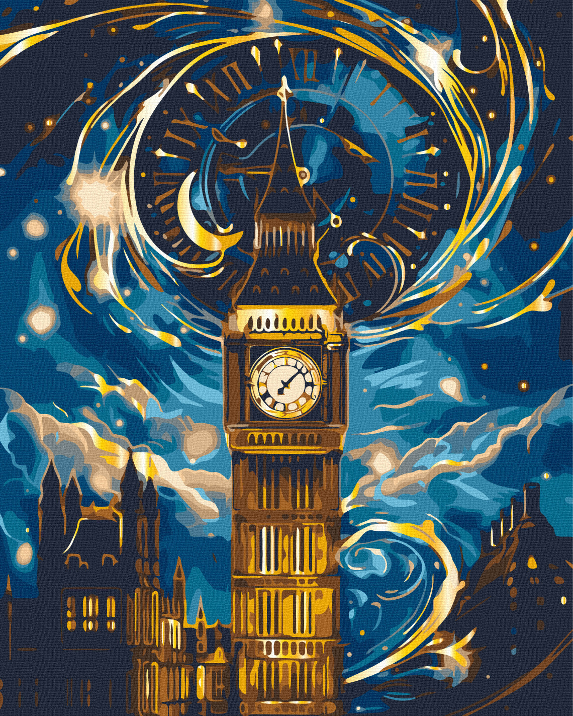 Painting by numbers Enchanted Big Ben (BS54016)