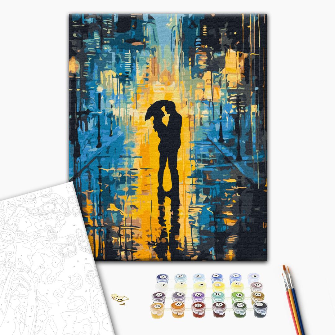 Painting by numbers Dialogue of light and rain (BS53983)
