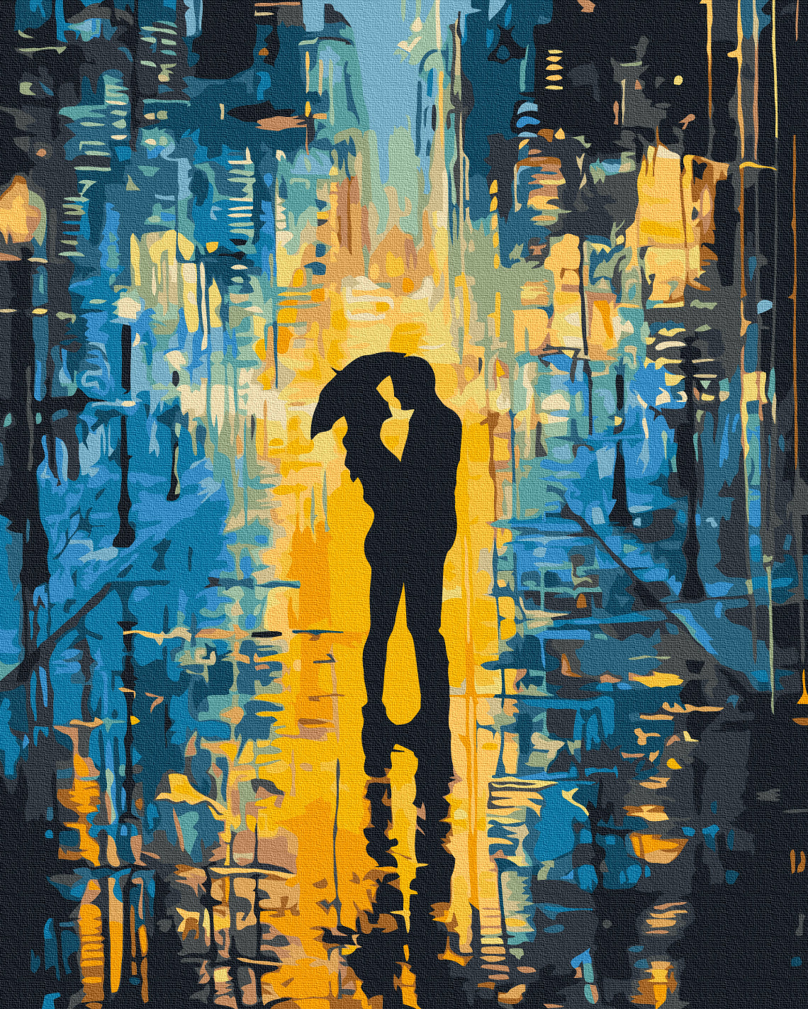 Painting by numbers Dialogue of light and rain (BS53983)