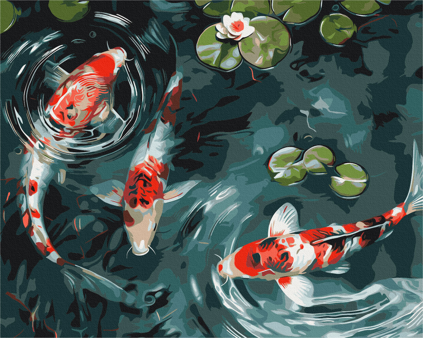 Painting by numbers Koi carp (BS54000)