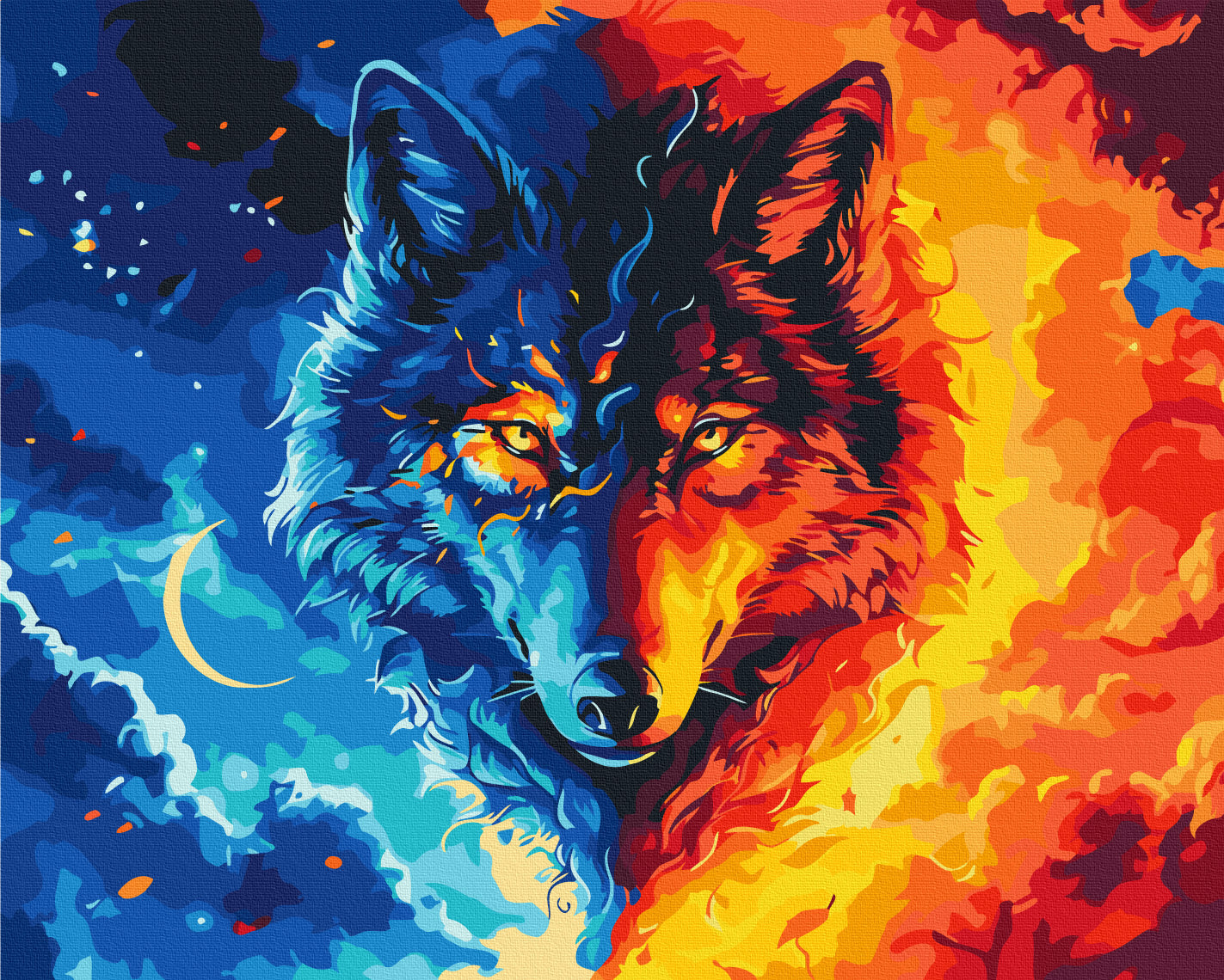 Painting by numbers Beast of the Elements (BS54004)