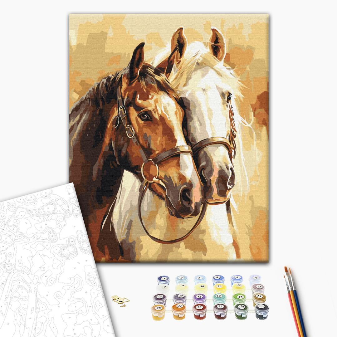 Painting by numbers Noble horses (BS54019)