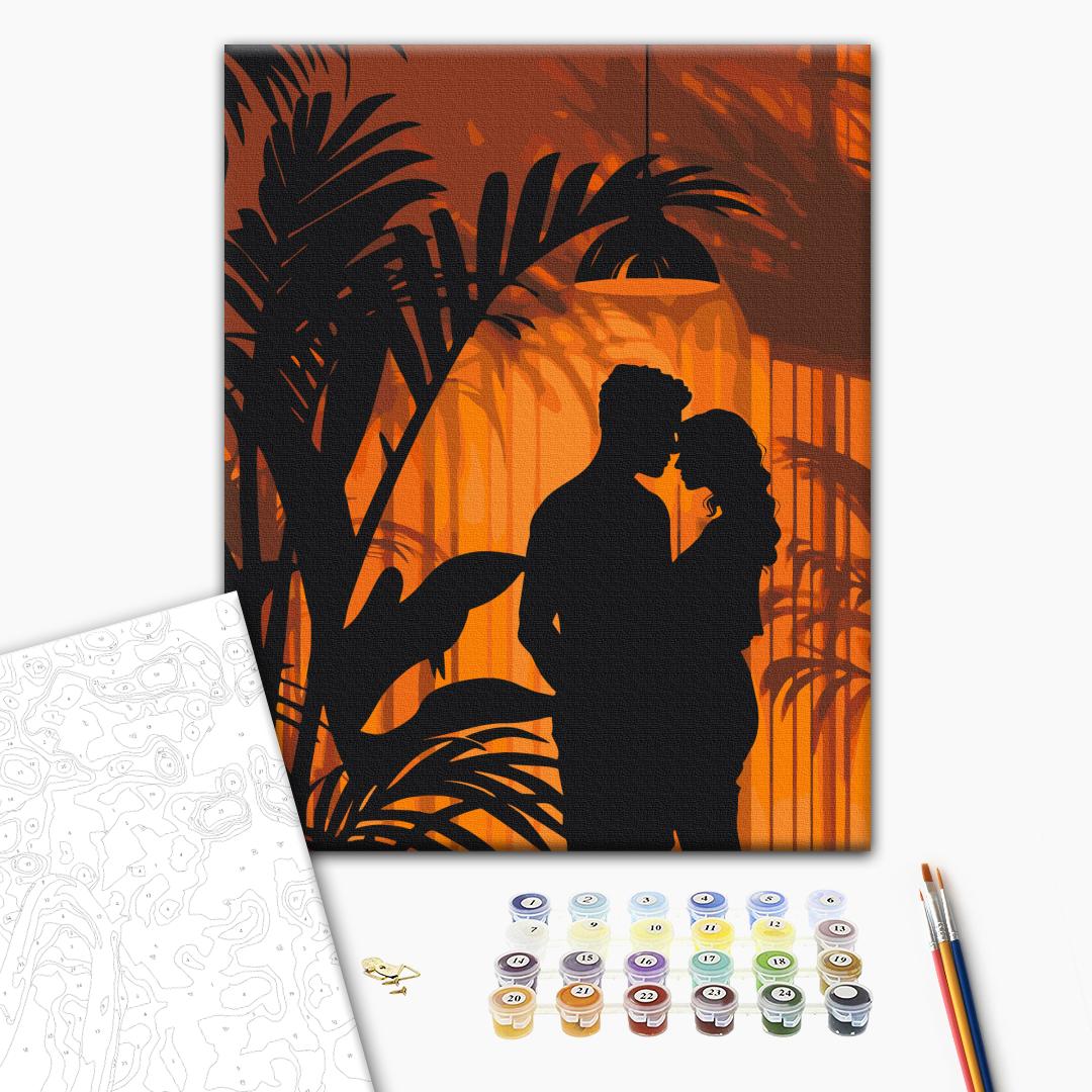 Painting by numbers Shadows of lovers (BS54024)
