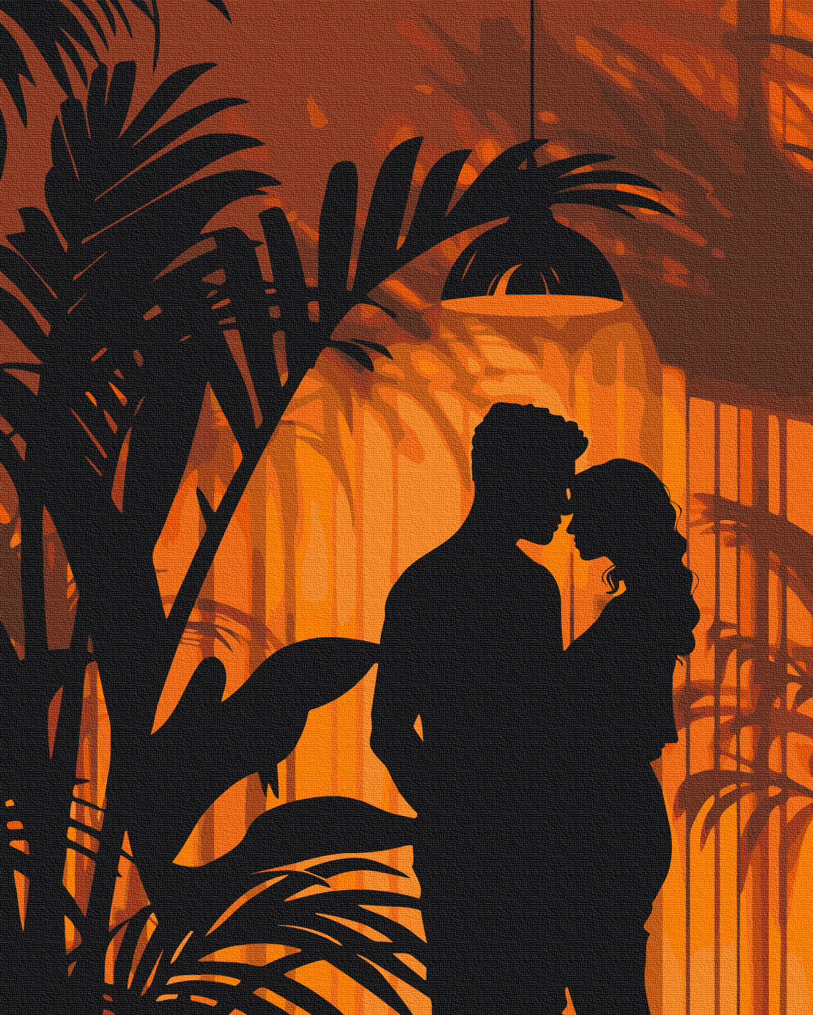 Painting by numbers Shadows of lovers (BS54024)