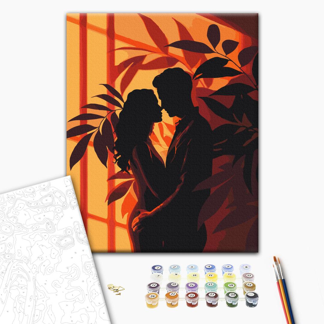 Painting by numbers Silhouettes of passion (BS54023)