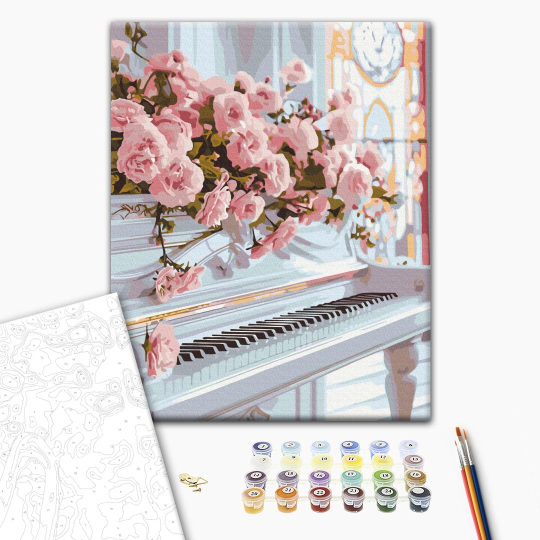 Painting by numbers Romantic piano (BS54045)