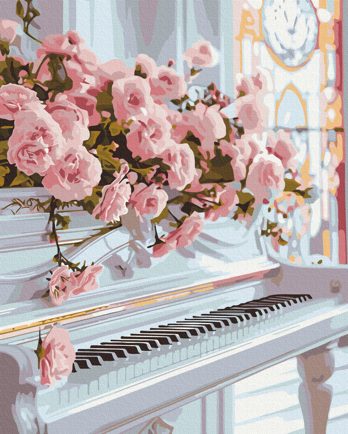 Painting by numbers Romantic piano (BS54045)