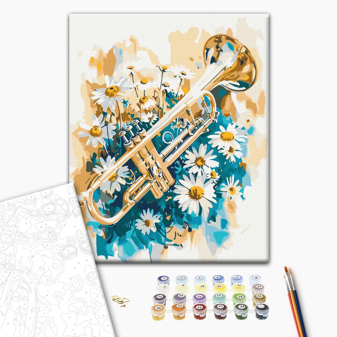 Painting by numbers Pipe in daisies (BS54044)