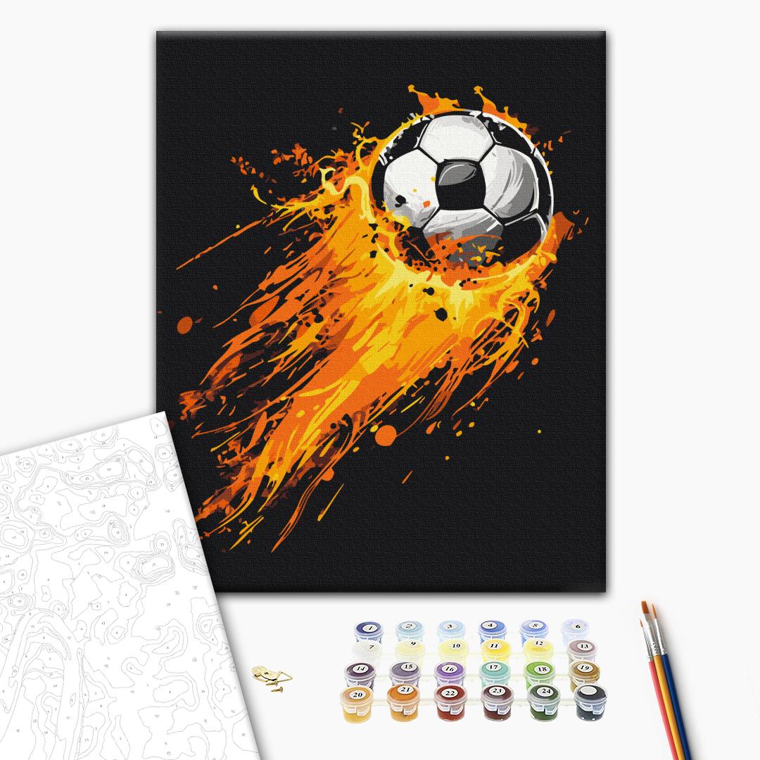 Painting by numbers A fiery goal (BS54100)