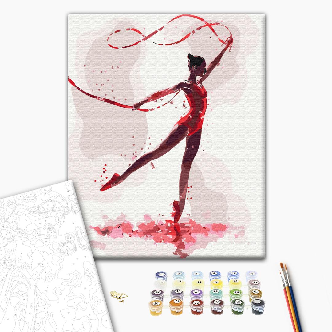 Painting by numbers A magical gymnast (BS54109)