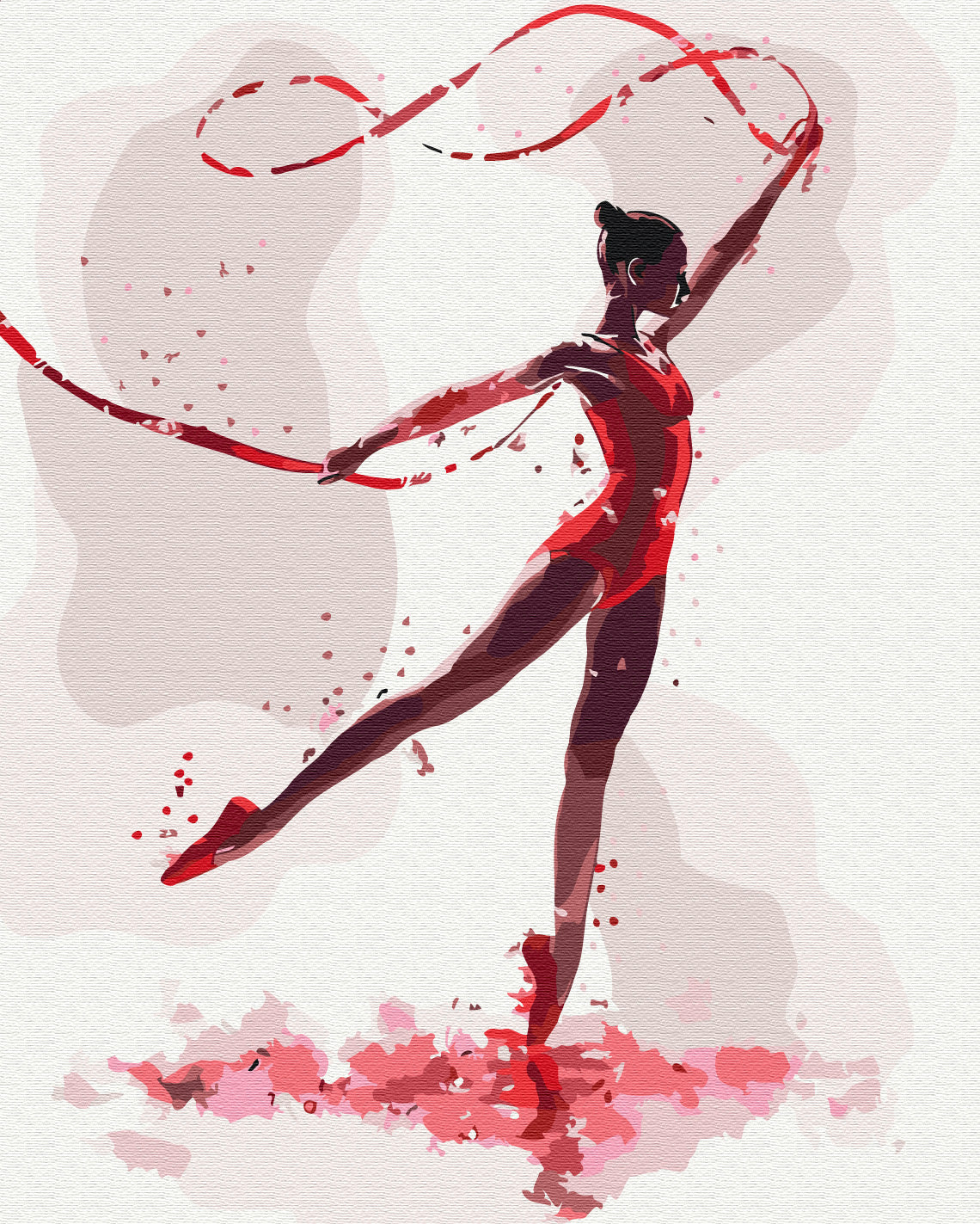 Painting by numbers A magical gymnast (BS54109)
