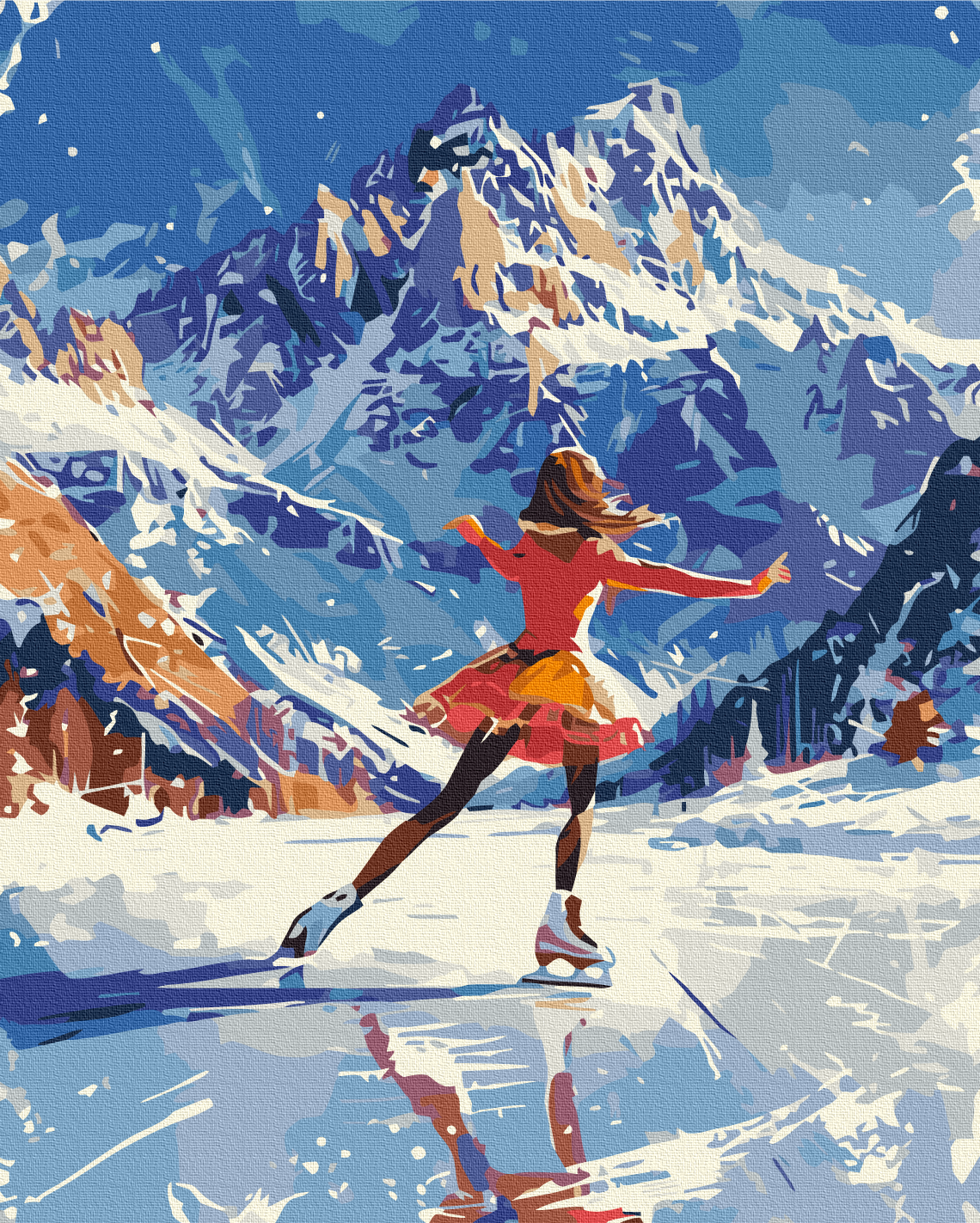 Painting by numbers Dance on the ice (BS54113)