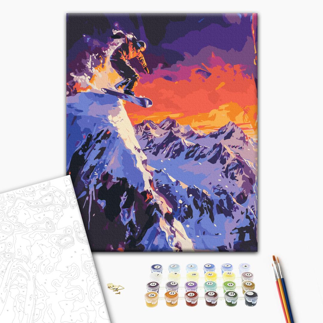 Painting by numbers Conqueror of the mountains (BS54104)