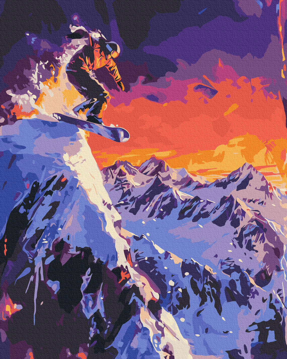 Painting by numbers Conqueror of the mountains (BS54104)