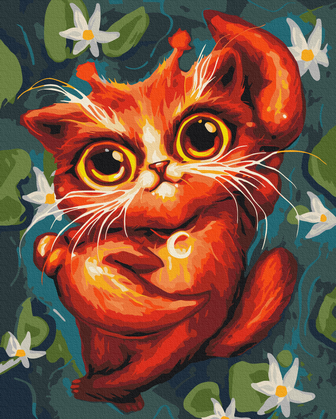 Painting by numbers Kitty Cancer © Marianna Pashchuk (BS54139)