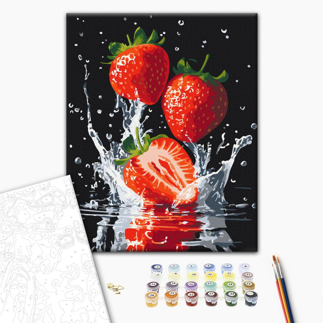 Painting by numbers Juicy strawberries (BS54154)