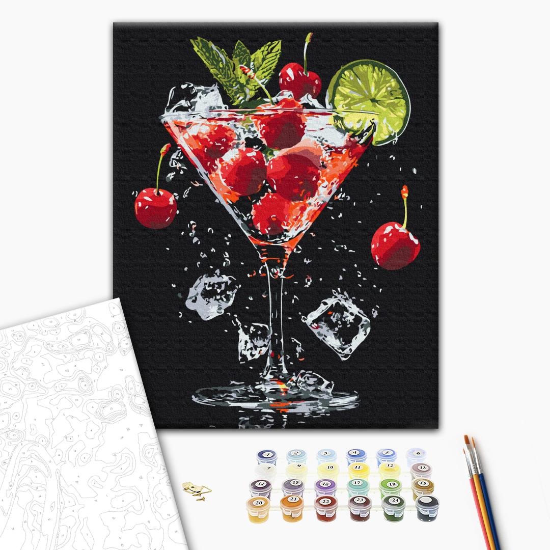 Painting by numbers Enjoyment in a glass (BS54151)