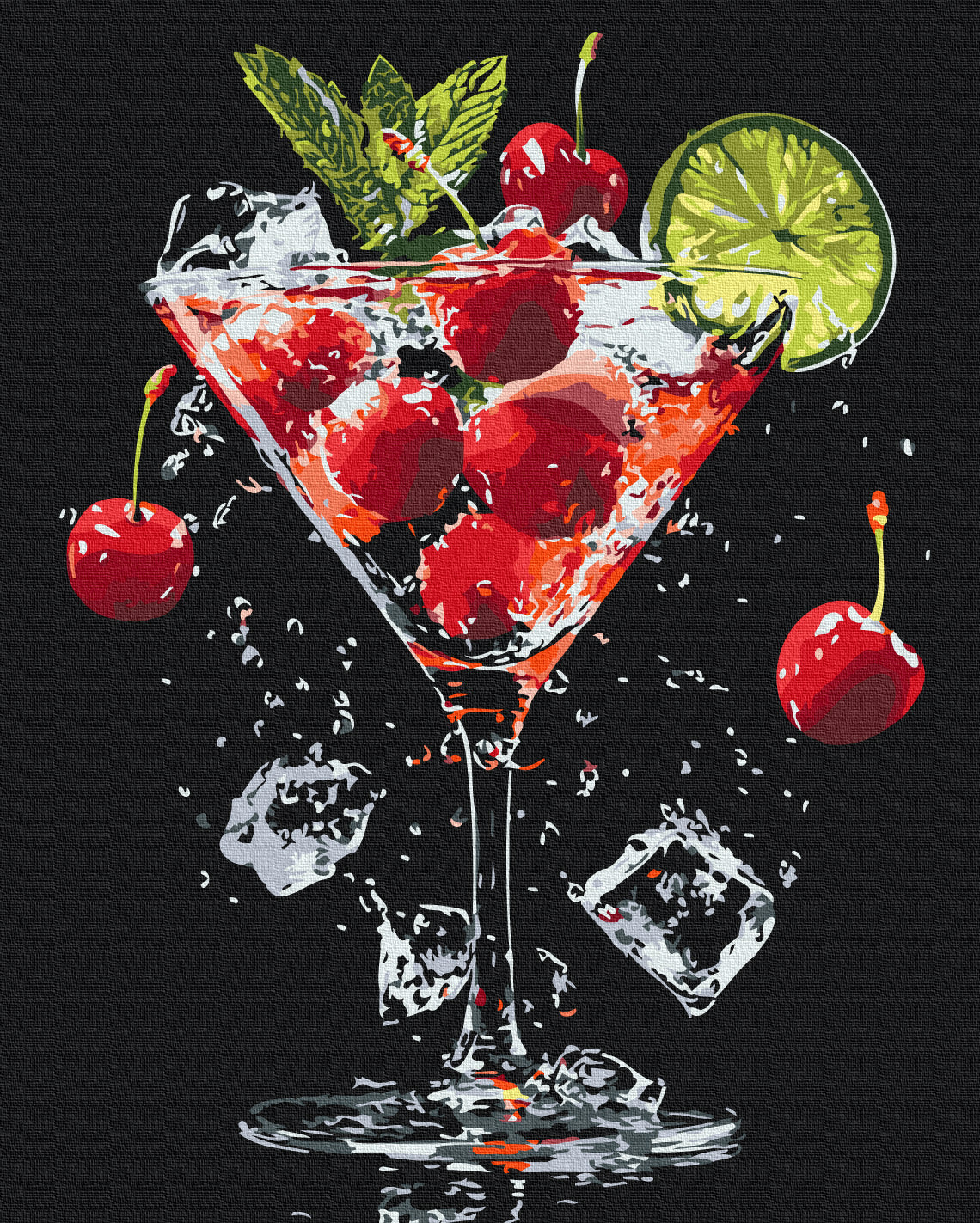 Painting by numbers Enjoyment in a glass (BS54151)