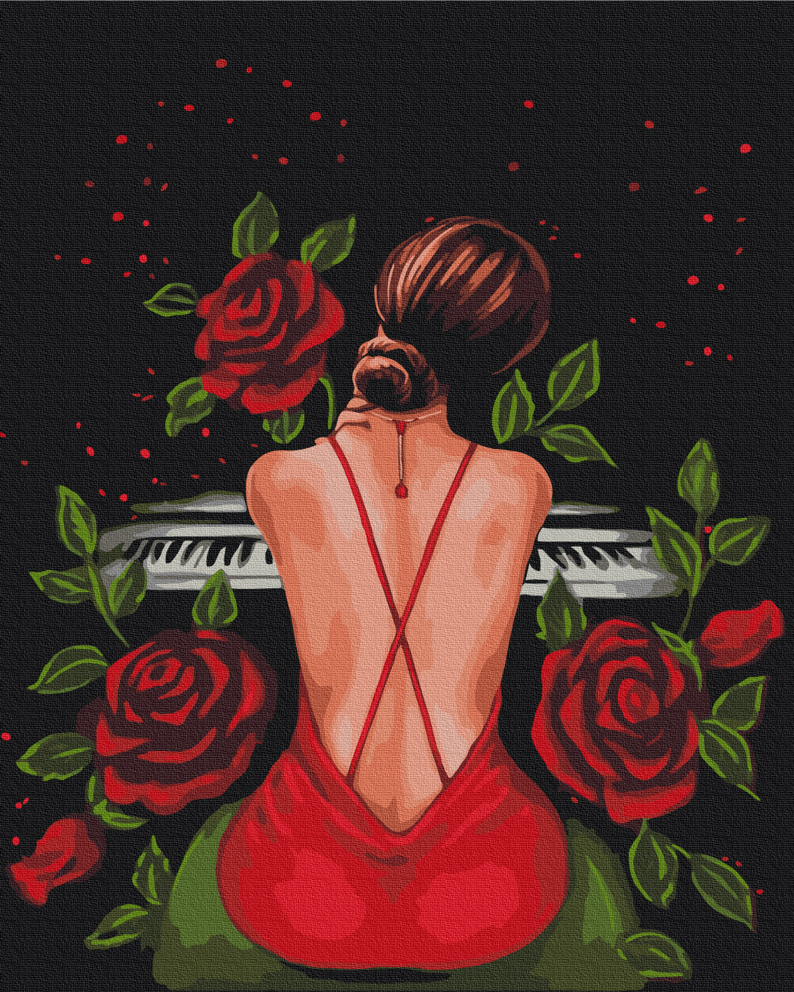 Painting by numbers Melody of the heart ©Alla Berezovska (BS54157)