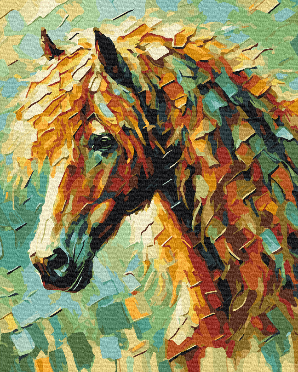 Painting by numbers Grasshopper © Oleg Loburak (BS54165)