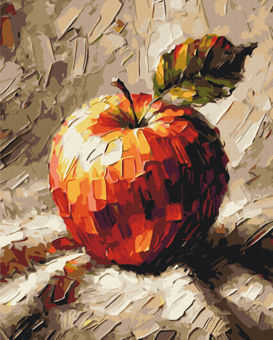 Painting by numbers Apple © Oleg Loburak (BS54163)