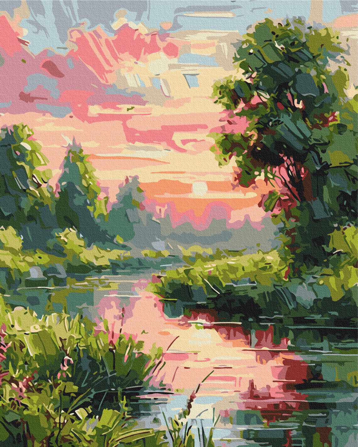 Painting by numbers Cozy landscape © Oleg Loburak (BS54162)
