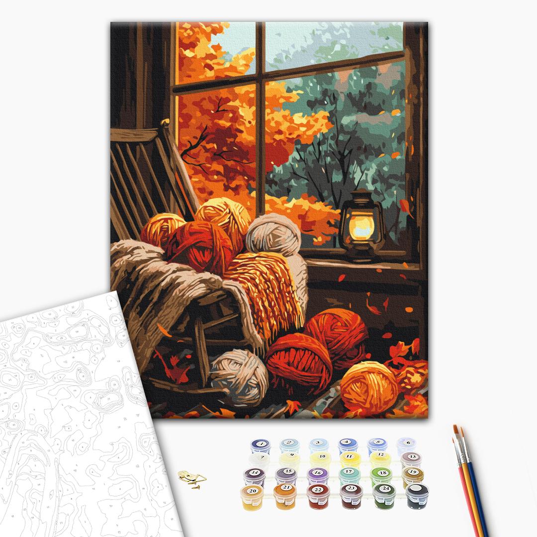 Painting by numbers Autumn coziness (BS54174)