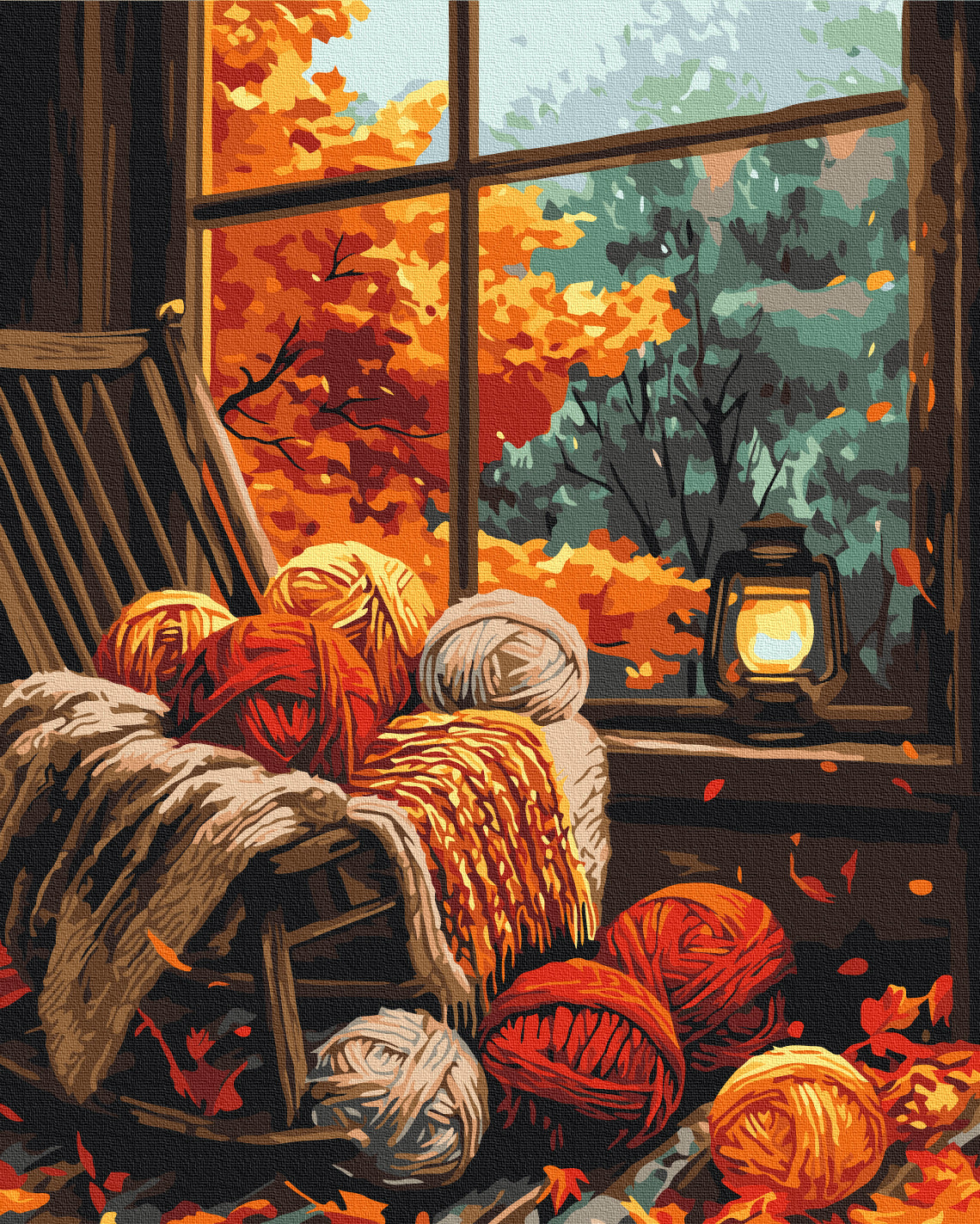 Painting by numbers Autumn coziness (BS54174)
