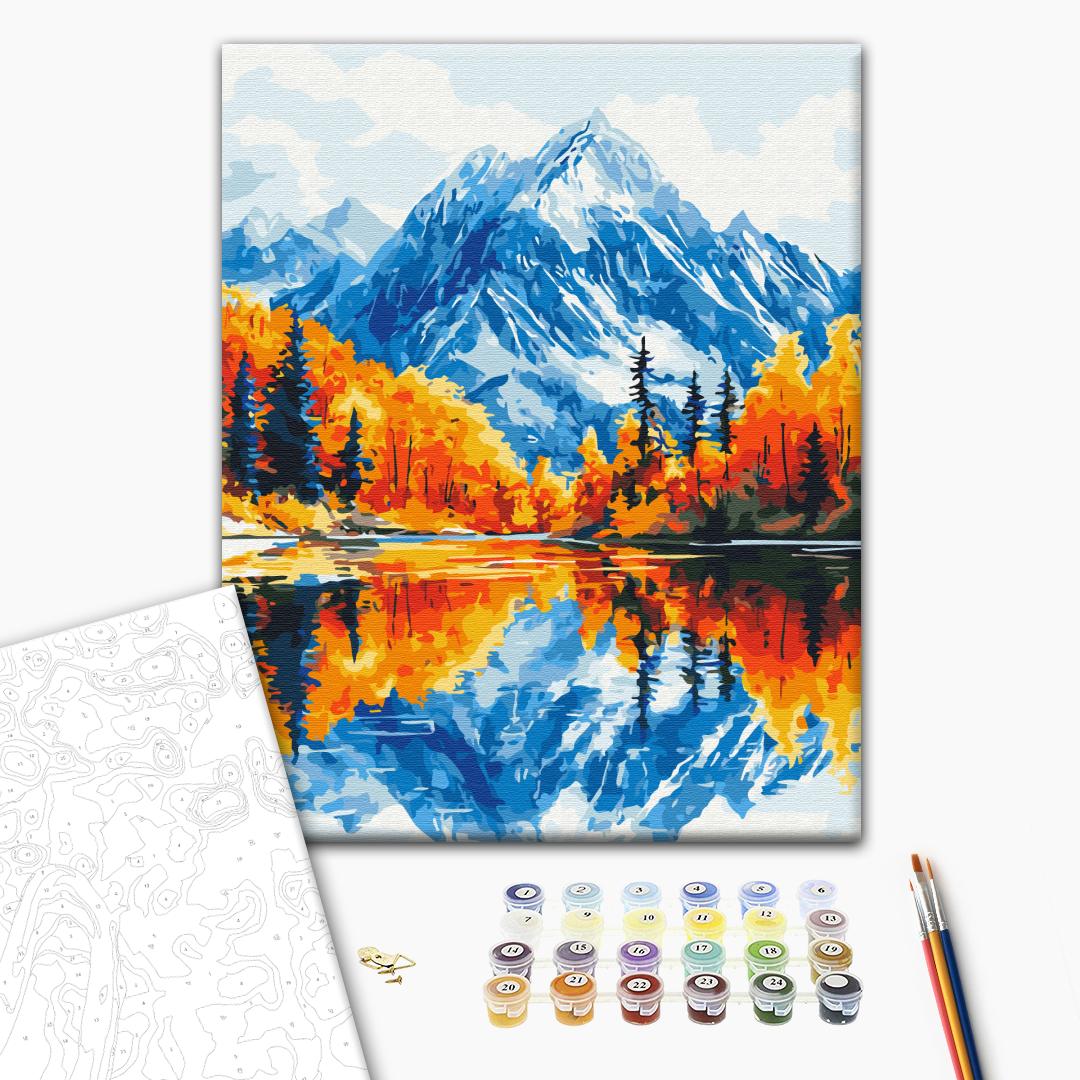 Painting by numbers Autumn in the mountains (BS54178)