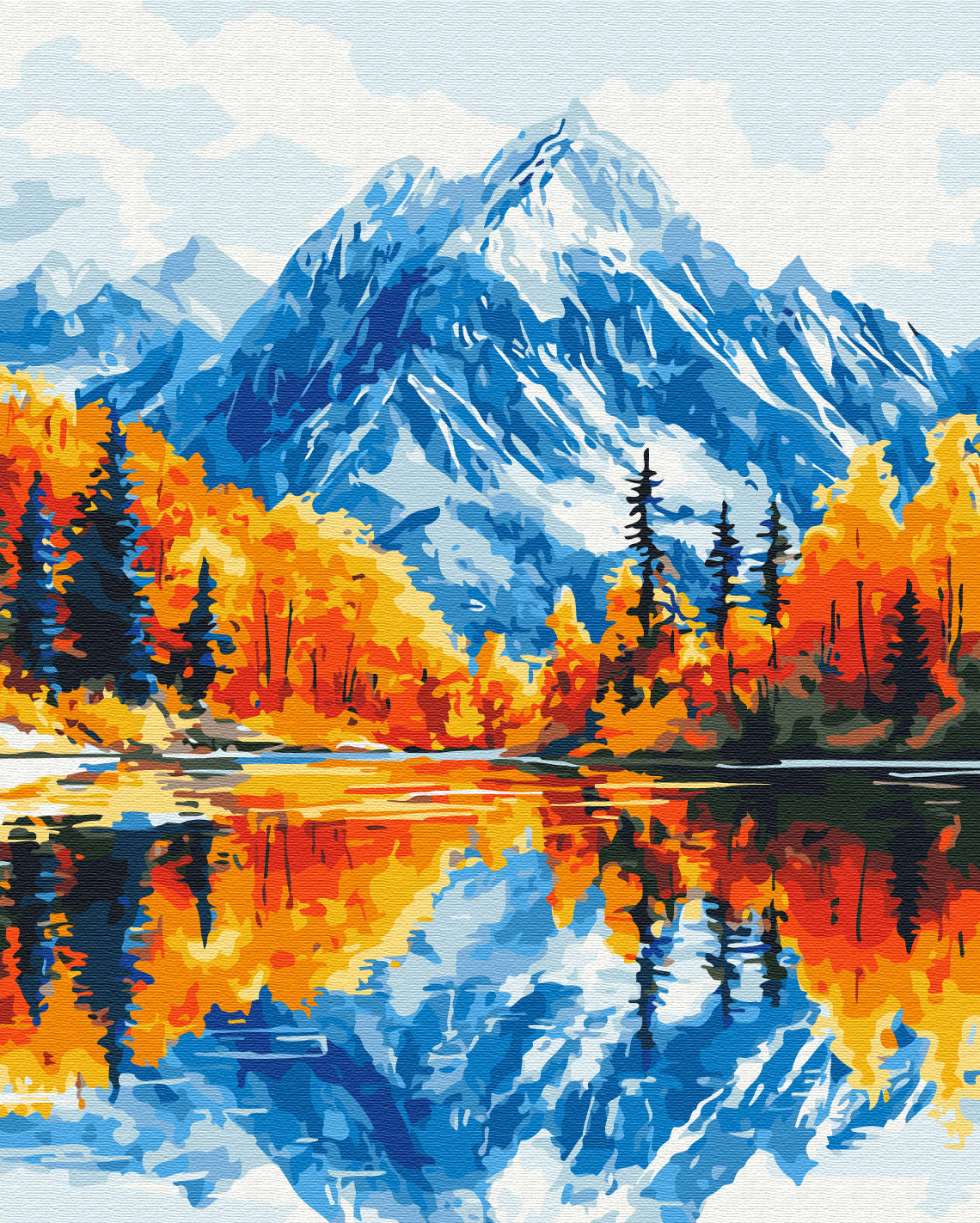 Painting by numbers Autumn in the mountains (BS54178)