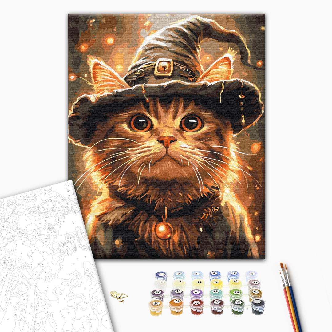 Painting by numbers Kitty mage (BS54184)