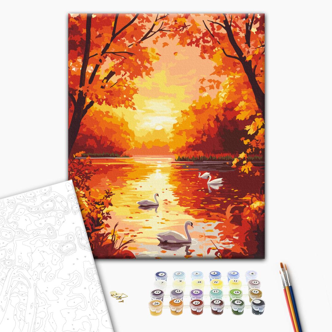 Painting by numbers Golden symphony of nature (BS54175)