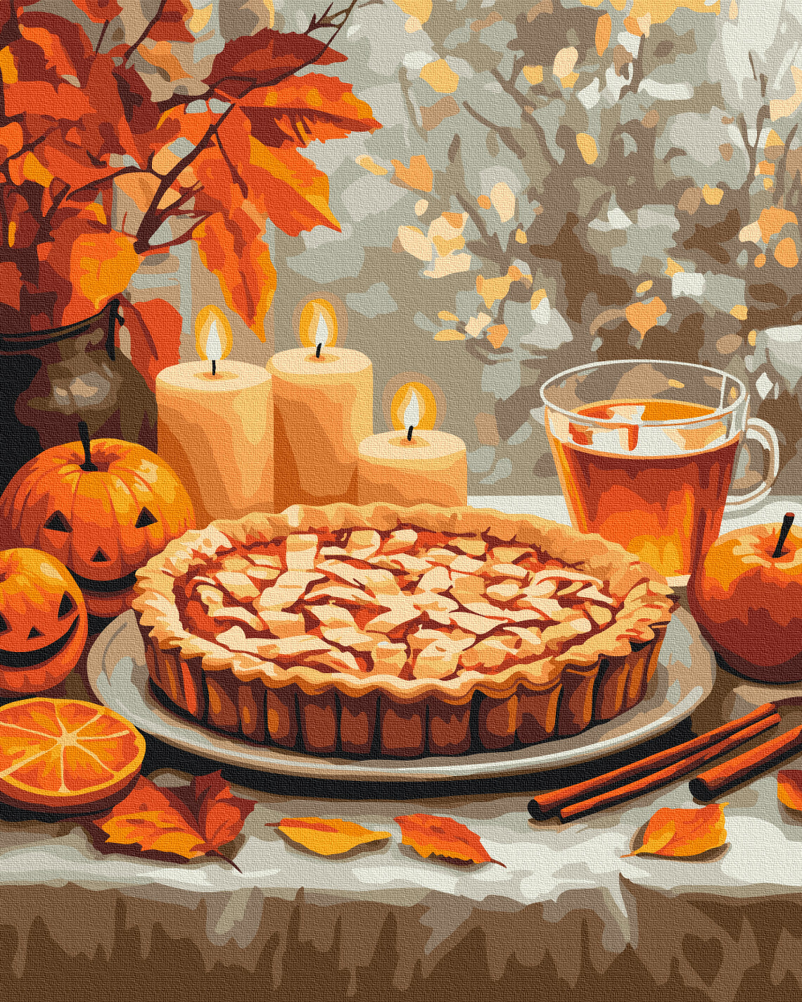 Painting by numbers Apple pie (BS54171)