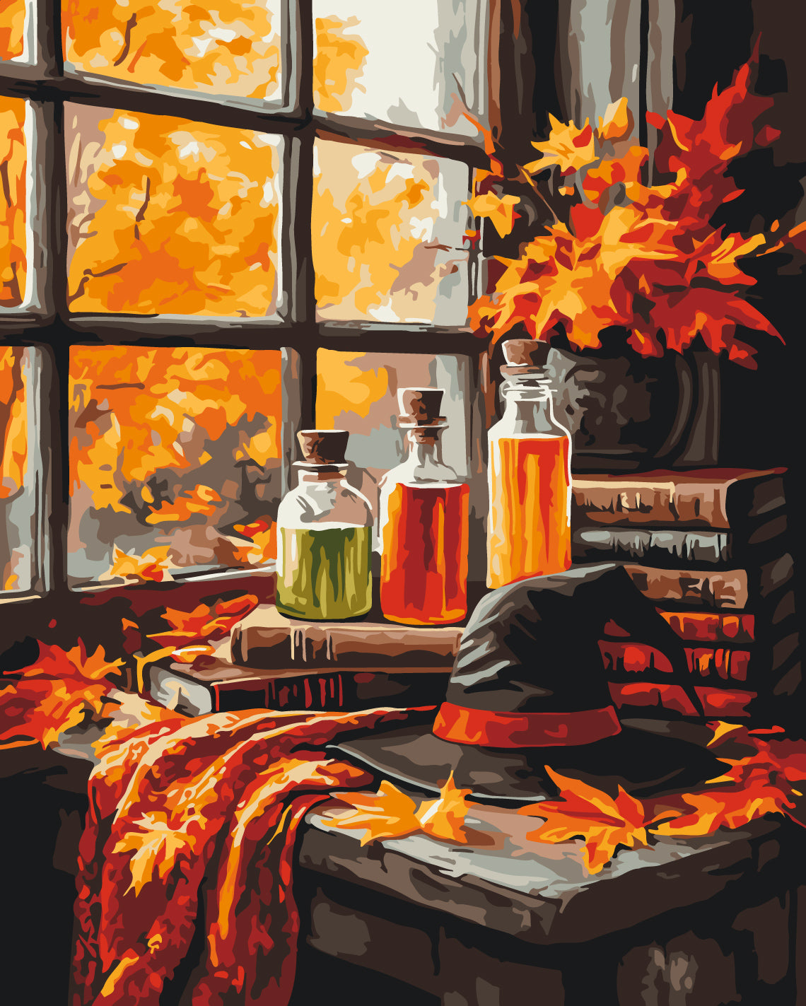 Painting by numbers Halloween mood (BS54182)