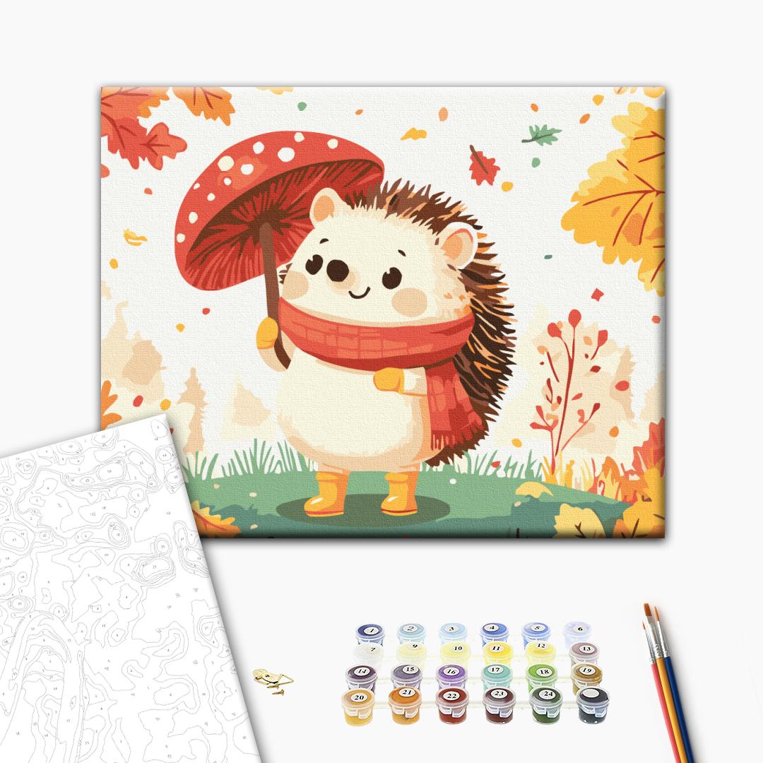 Painting by numbers Autumn hedgehog (KBS0171)