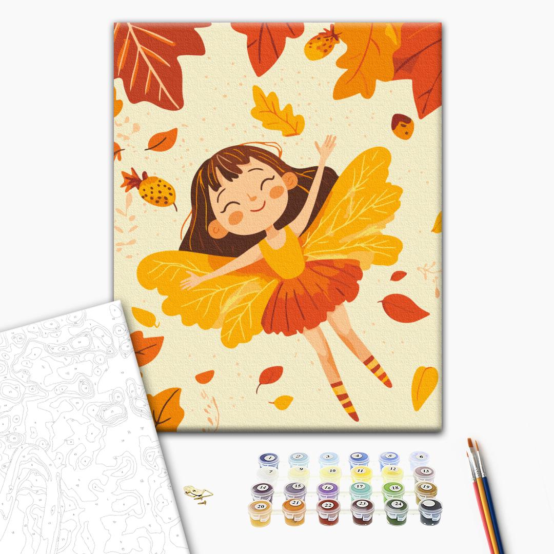 Painting by numbers Autumn fairy (KBS0168)