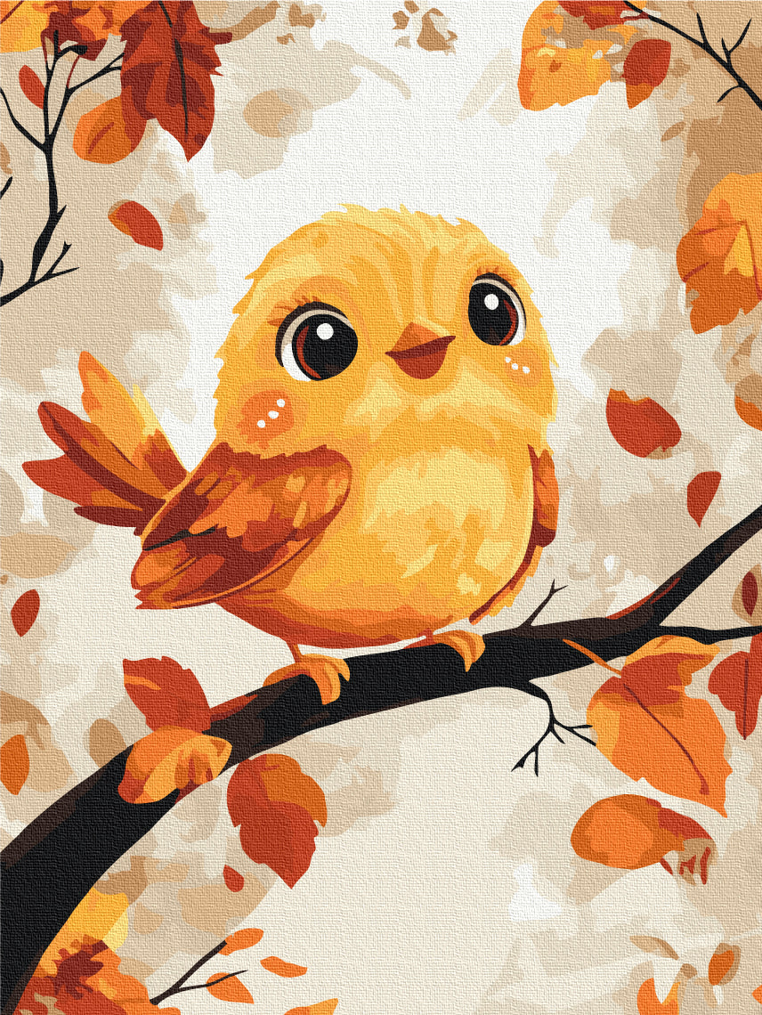 Painting by numbers A cute little bird (KBS0166)