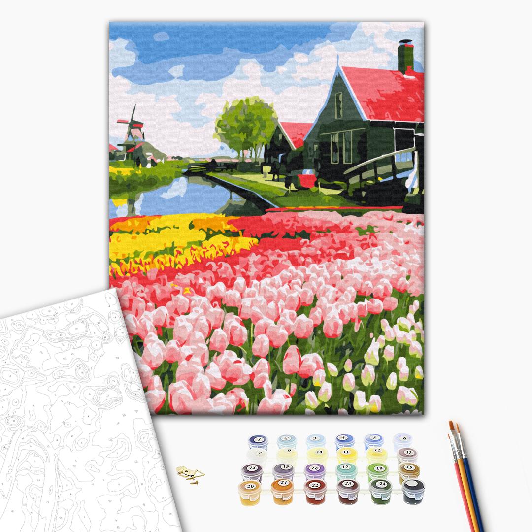 Painting by numbers Dutch province (RBS52716)